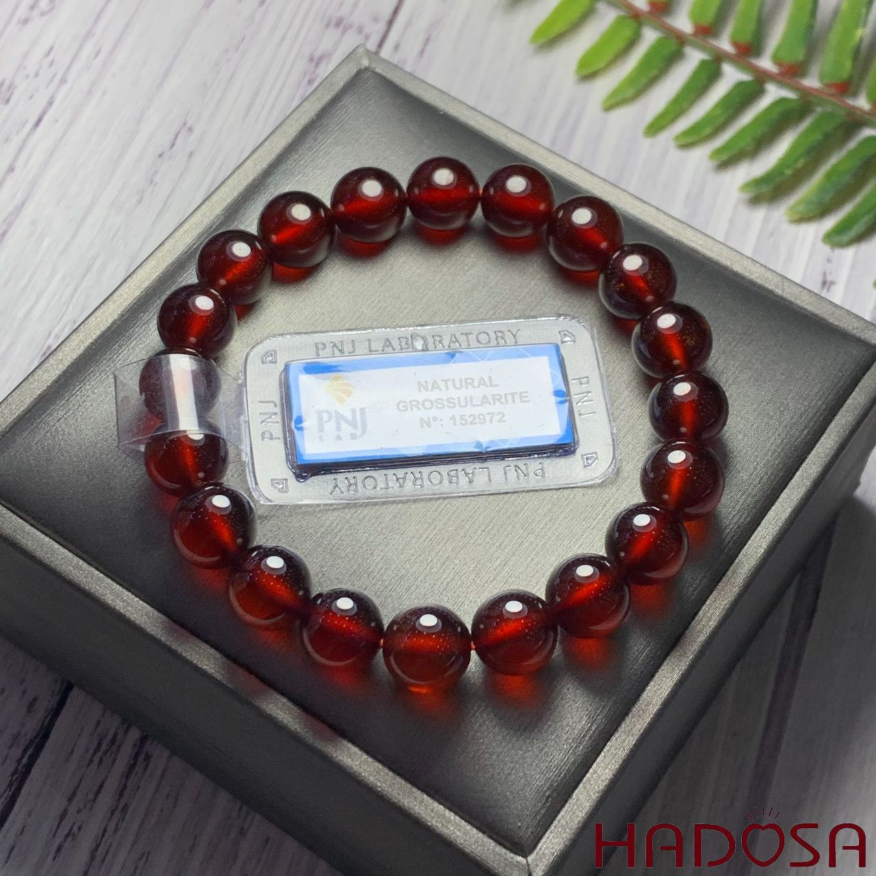 Vòng Ngọc Hồng Lựu 10mm cao cấp chuẩn 6A