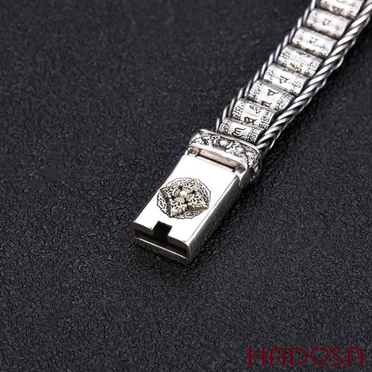 Lắc tay bạc nam đẹp chuỳ Kim Cang