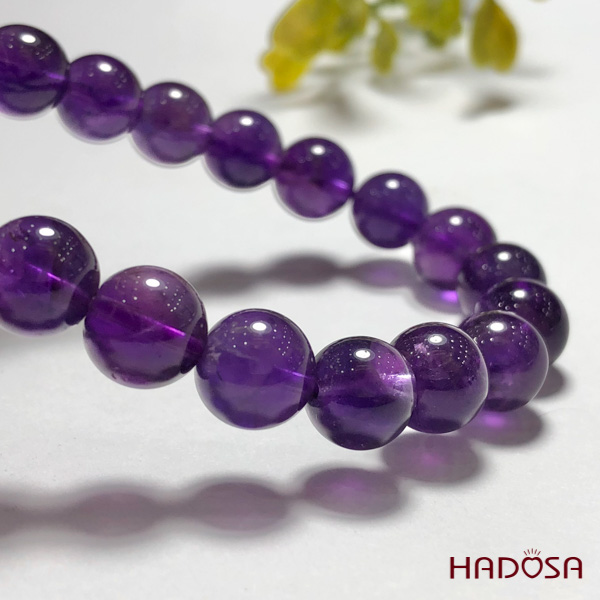 Vòng đá Thạch Anh Tím 09mm chuẩn 6A