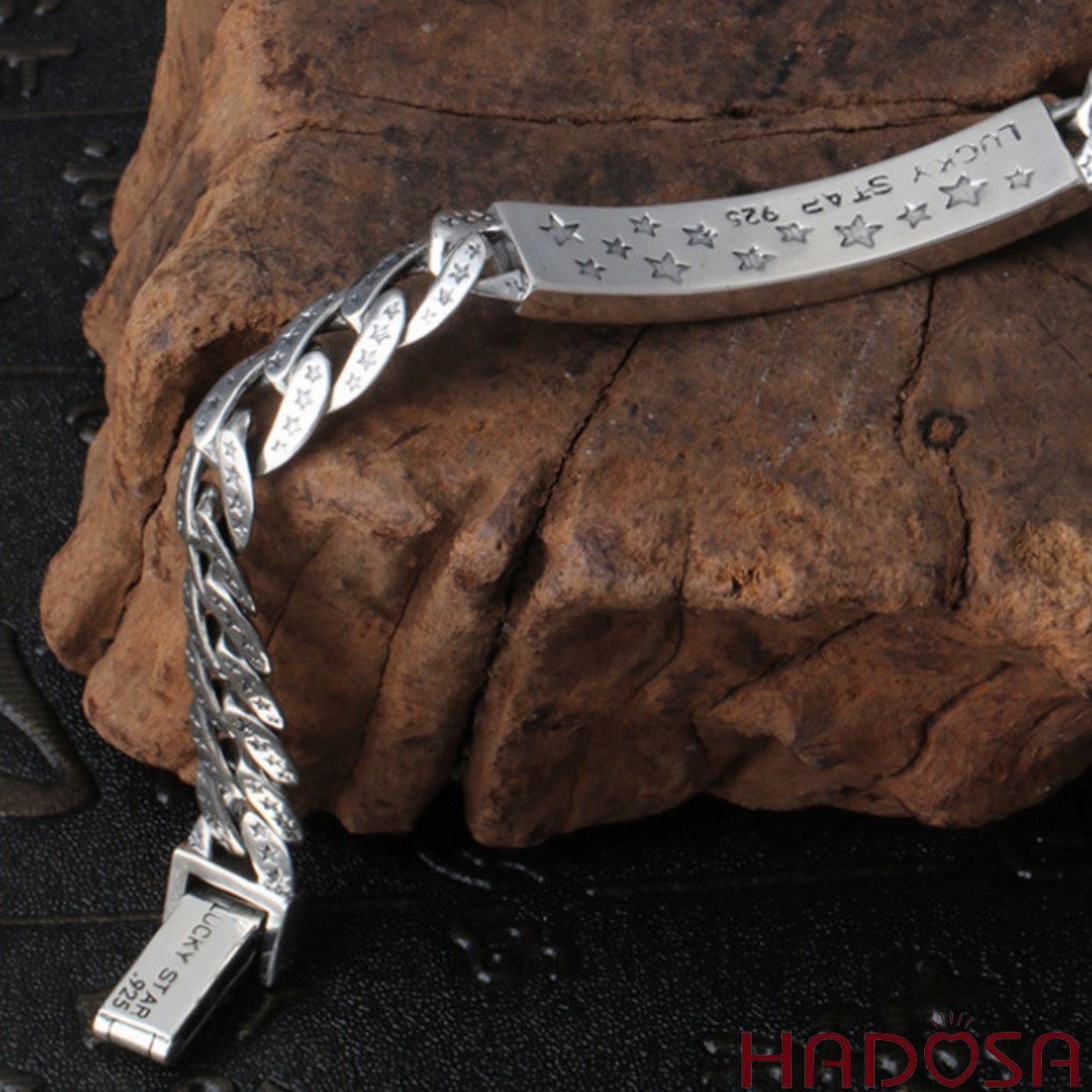 Lắc tay nam bạc cao cấp