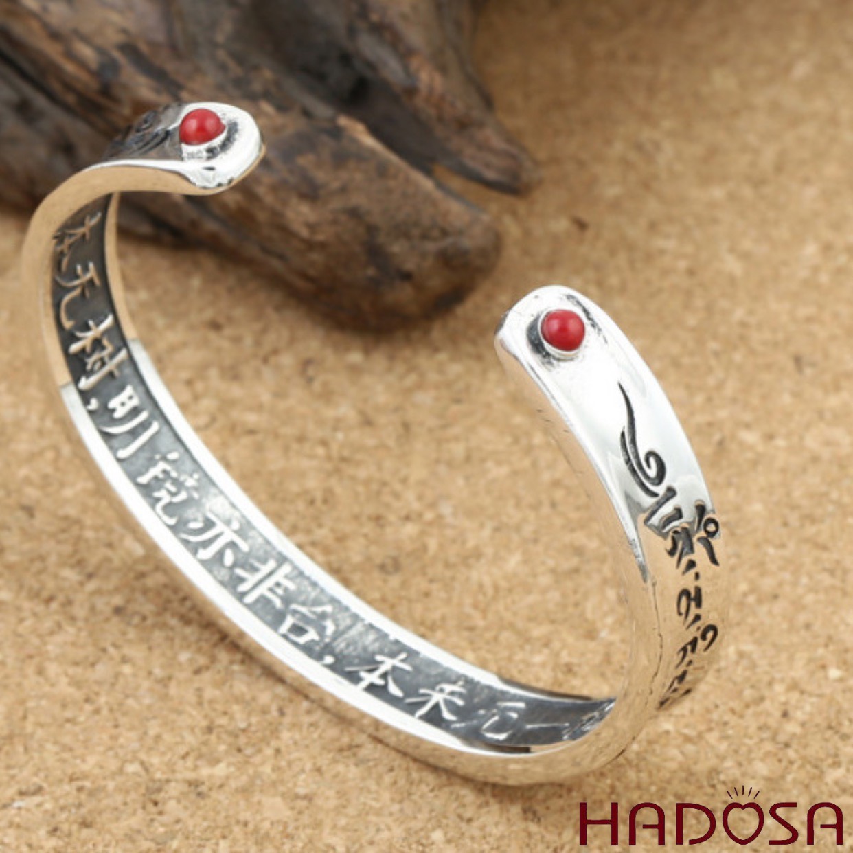 Vòng kiềng bạc Thái handmade