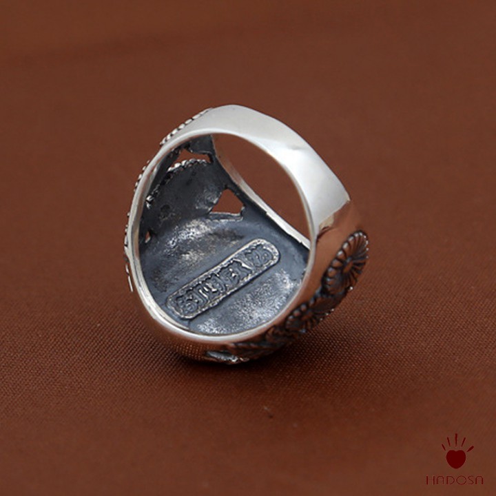 Nhẫn bạc Thái Phật Bà cho nam