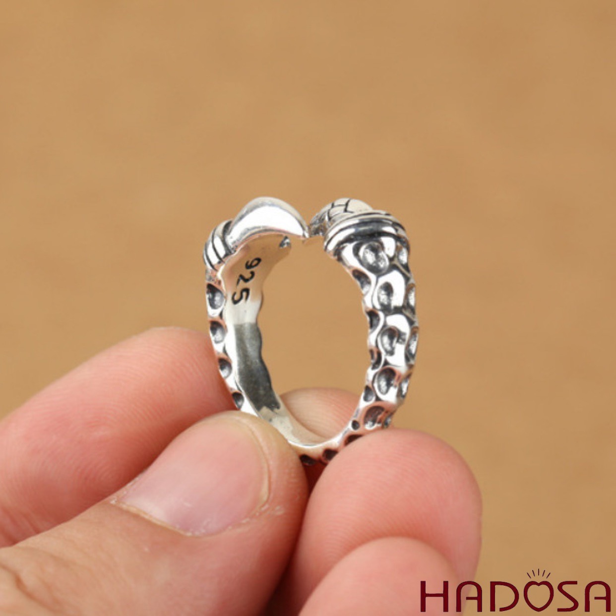 Nhẫn bạc nam móng Rồng