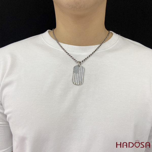 Mặt dây chuyền nam bạc Thái 44*25mm