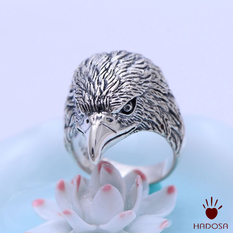 Nhẫn nam bạc Thái Đại Bàng