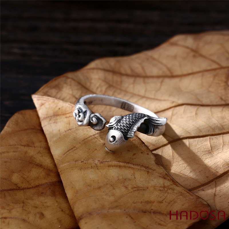 Nhẫn Bạc Thái Cá Chép