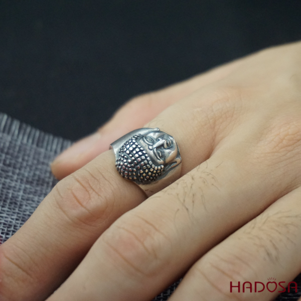 Nhẫn Phật A Di Đà bạc Thái