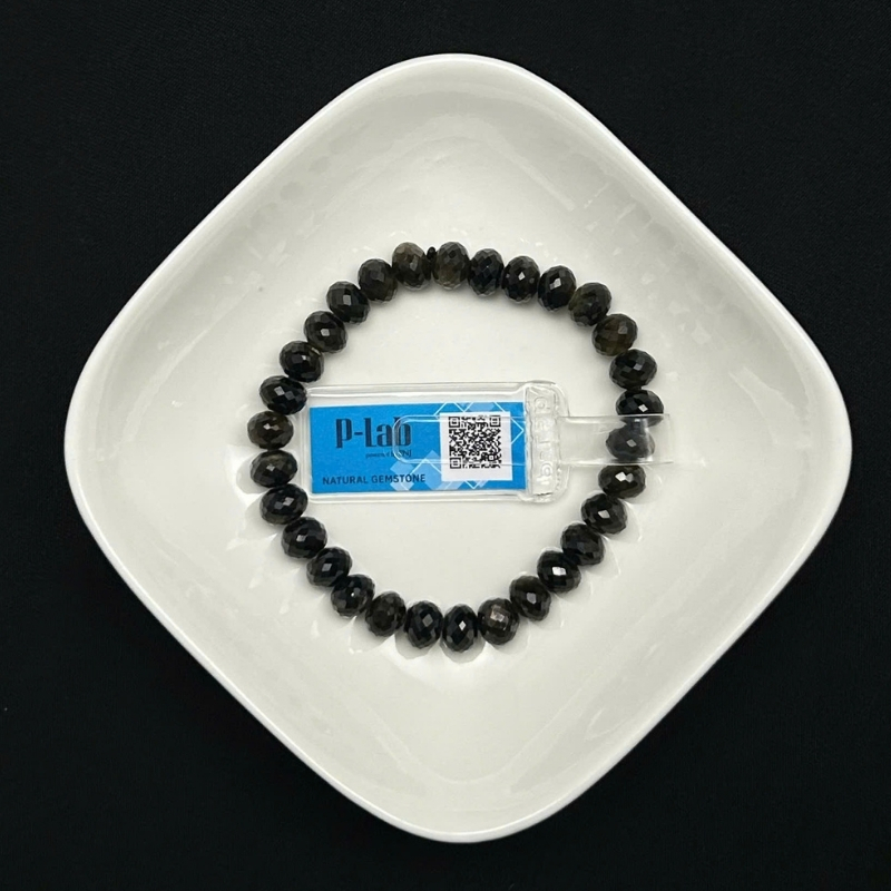 Vòng đá Sapphire mài giác 7.5mm cao cấp