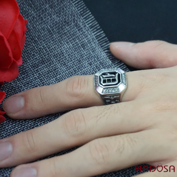 Nhẫn nam bạc Thái