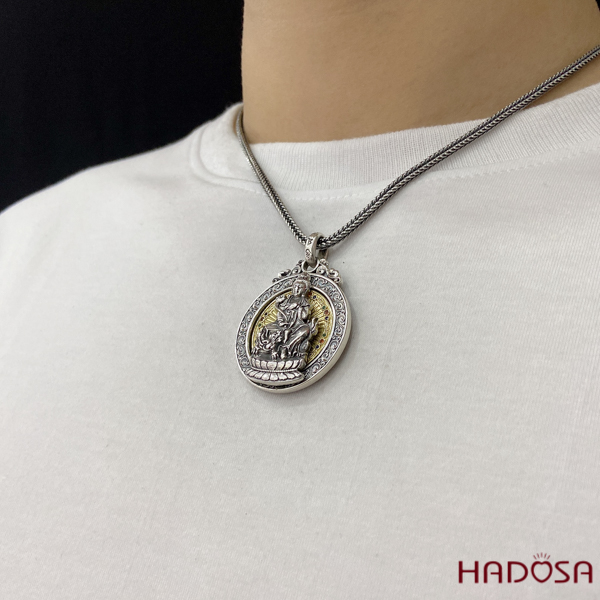 Mặt dây chuyền bạc Thái Văn Thù