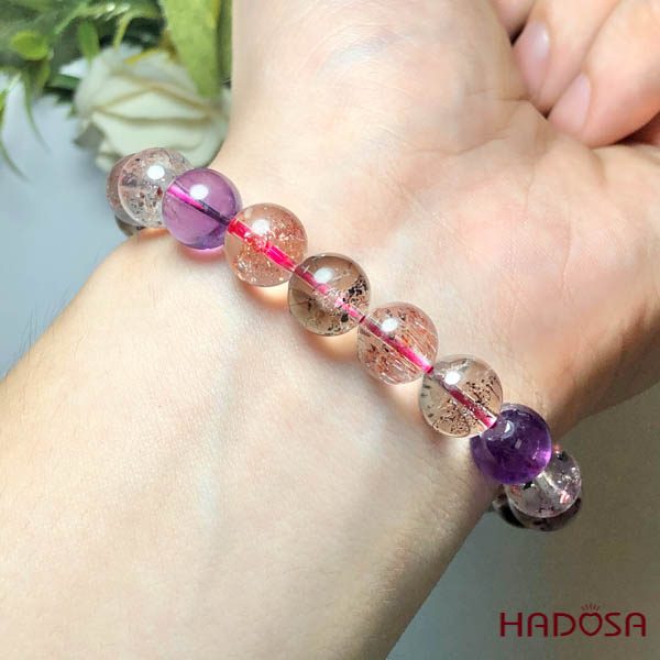 Vòng đá Supper Seven 8mm chuẩn 4A