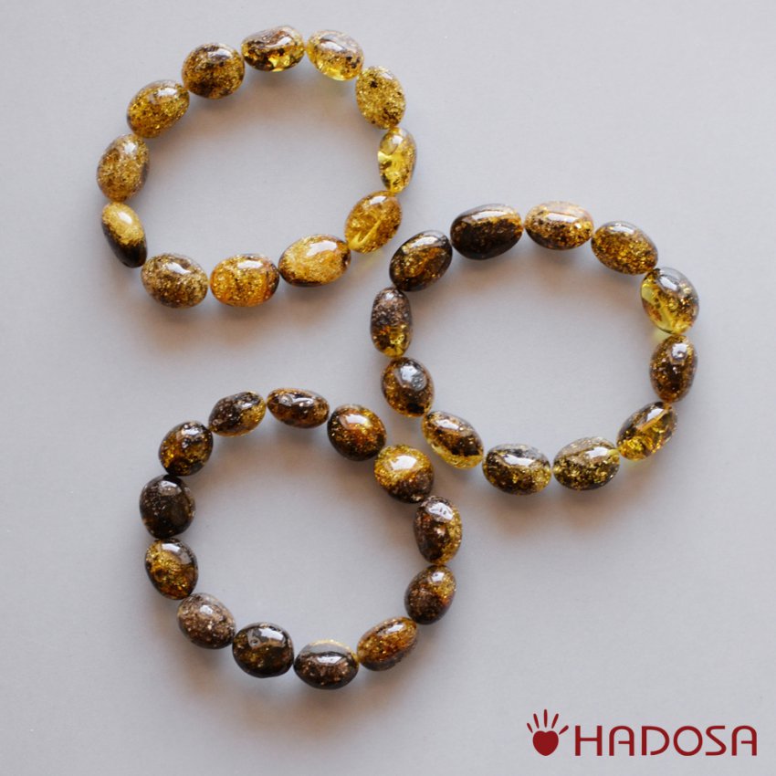 Vòng Hổ Phách Balan xanh cao cấp