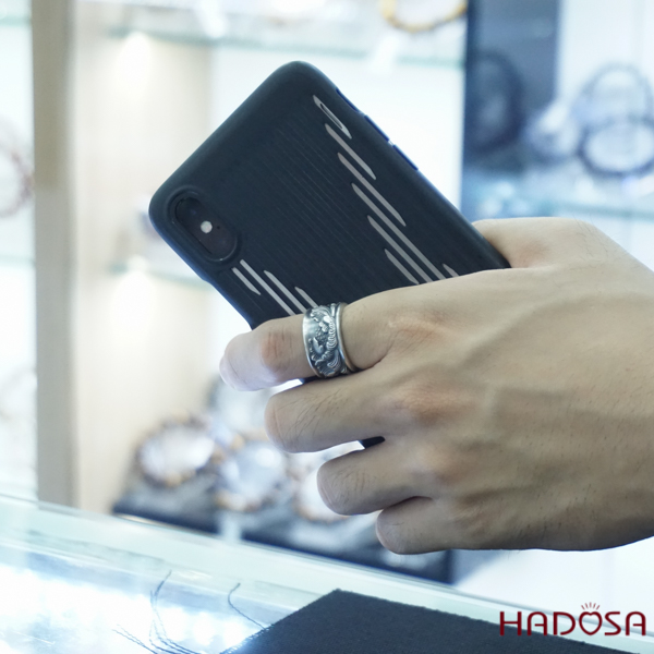 Nhẫn bạc Thái Hoa Mẫu Đơn