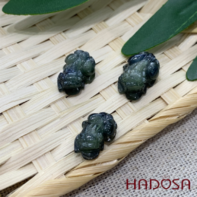 Tỳ Hưu đá Sapphire cao cấp 16x11mm