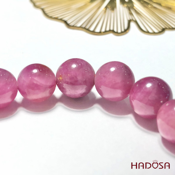 Vòng Ruby Thái hồng 8mm cao cấp