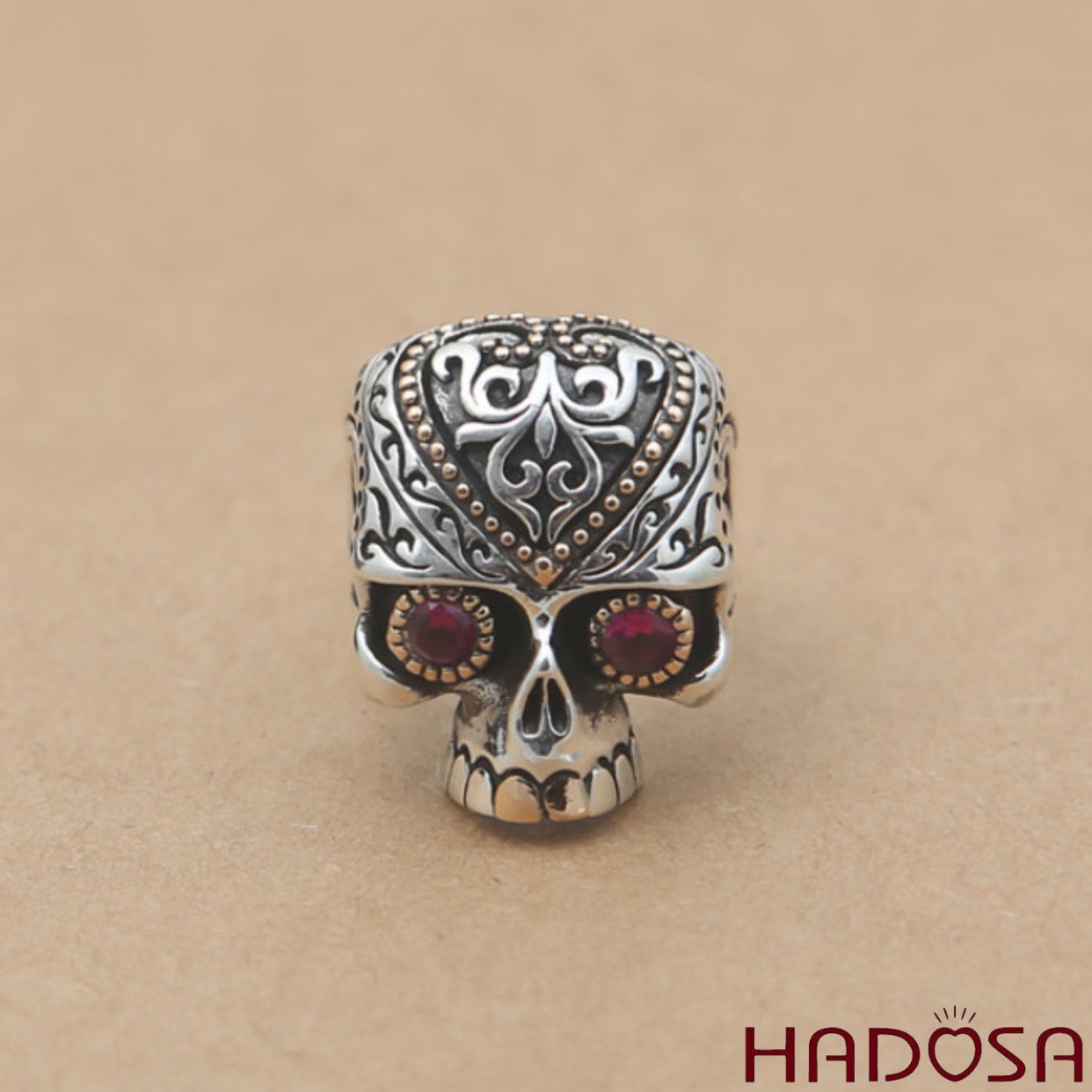 Nhẫn bạc đầu lâu bạc Thái