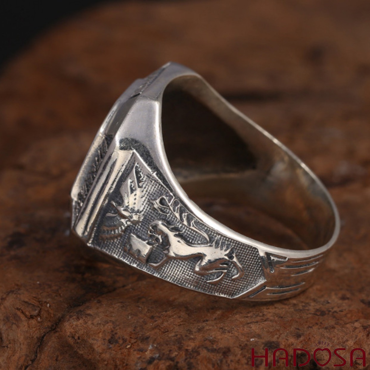 Nhẫn nam bạc Thái