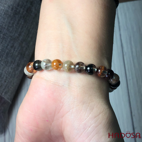 Thạch anh ưu linh hỗn hợp 8mm 4A