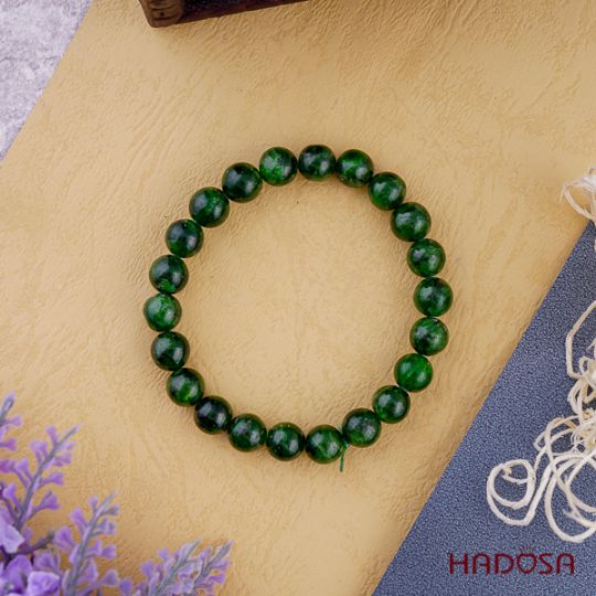 Vòng đá Diopside 08mm chuẩn 4A cao cấp