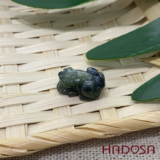 Tỳ Hưu đá Sapphire cao cấp 16x11mm