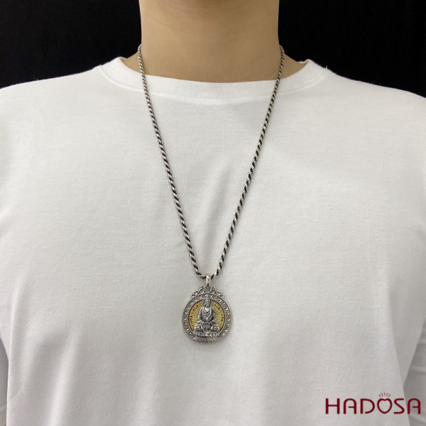Mặt dây chuyền bạc Thái Adida