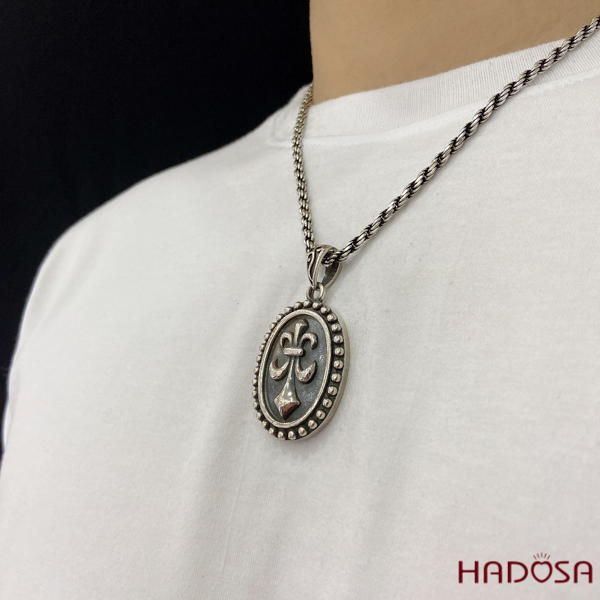 Mặt dây chuyền bạc nam