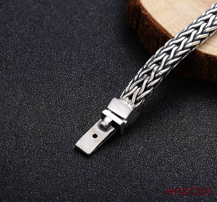 Lắc tay bạc nam đẹp