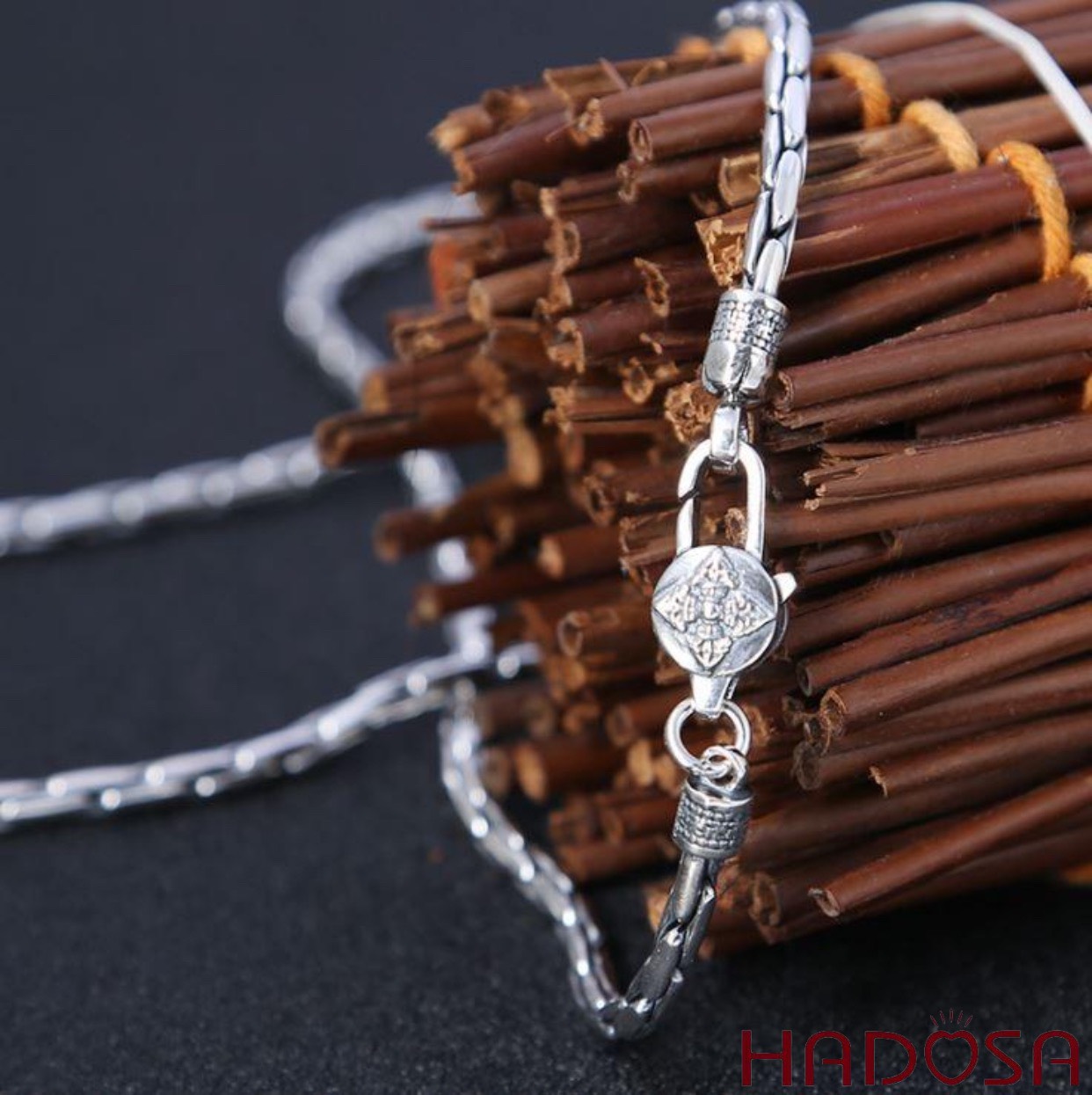 Dây chuyền bạc Thái cho nam