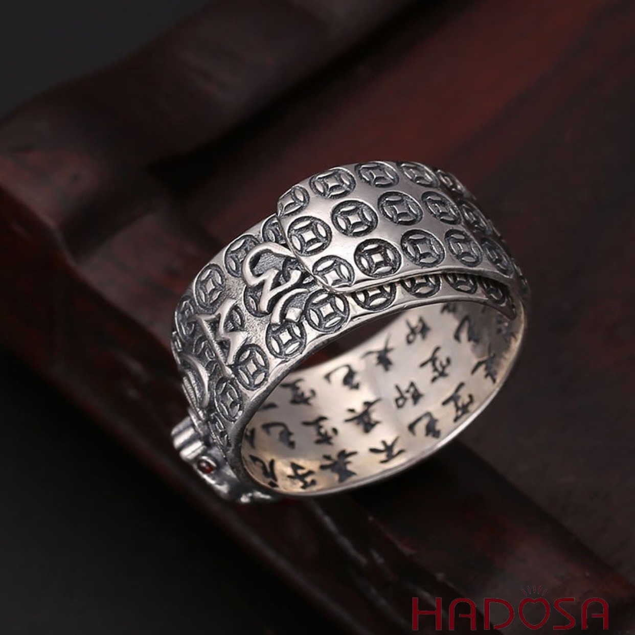 Nhẫn bạc tỳ hưu nam