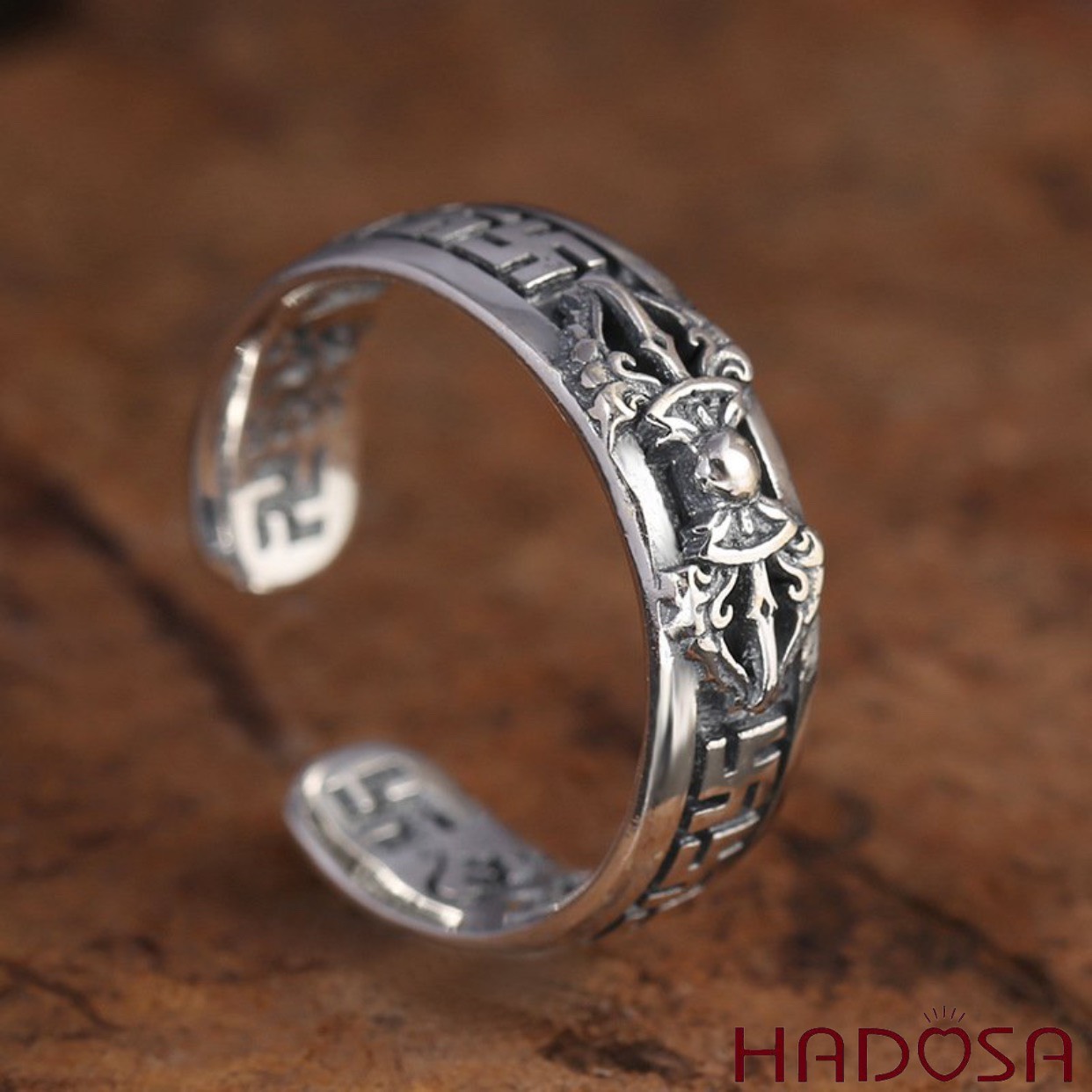 Nhẫn nam bạc Thái