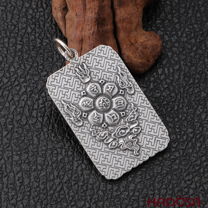 Mặt dây chuyền bạc Thái Quan Công