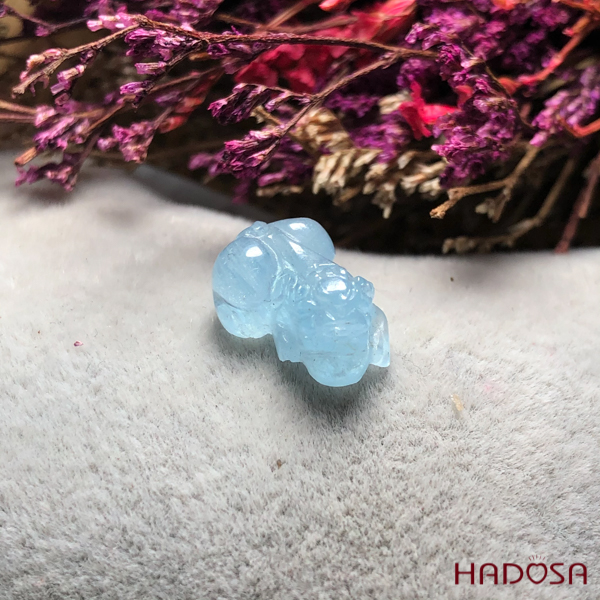Tỳ Hưu aquamarine 5A