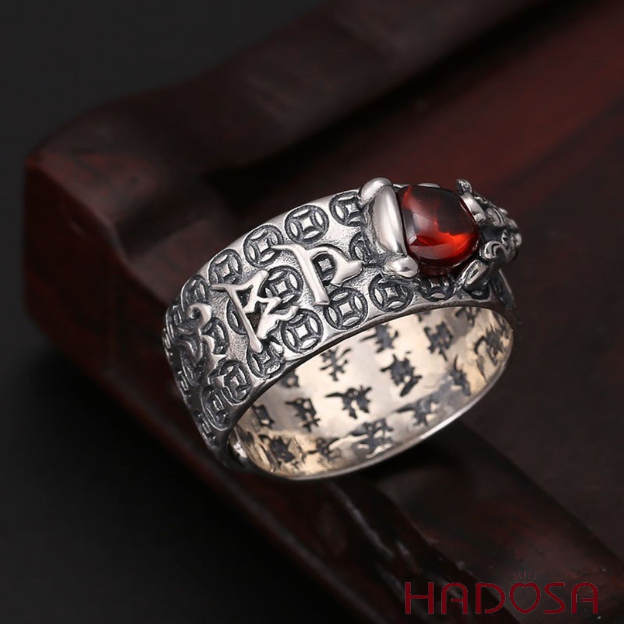 Nhẫn bạc tỳ hưu nam