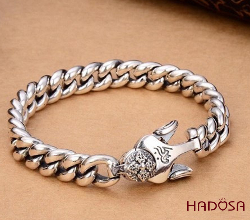 Mẫu lắc tay bạc nam đẹp