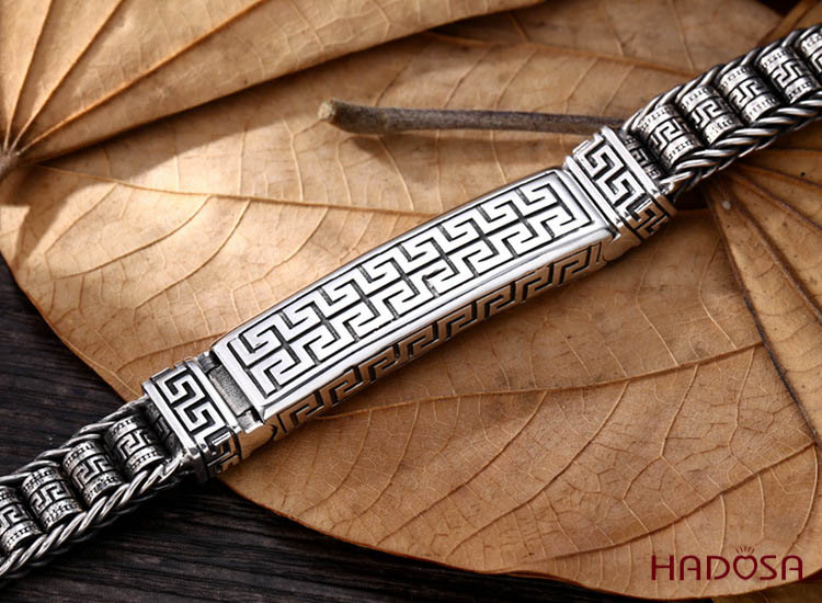 Vòng tay nam bạc Thái