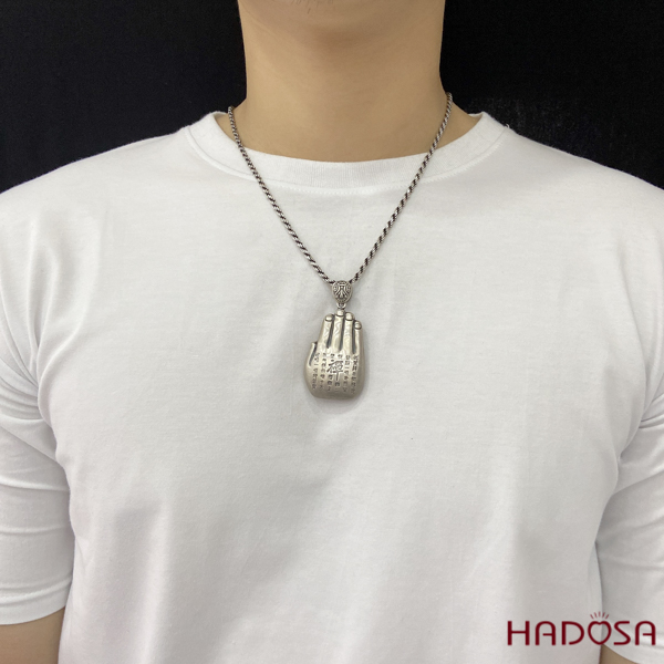 Mặt dây chuyền bạc Thái Đại Thế Chí (Ngọ)