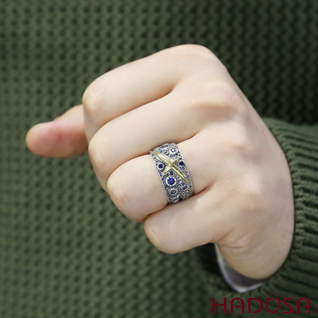 Nhẫn bạc Thái cho nam