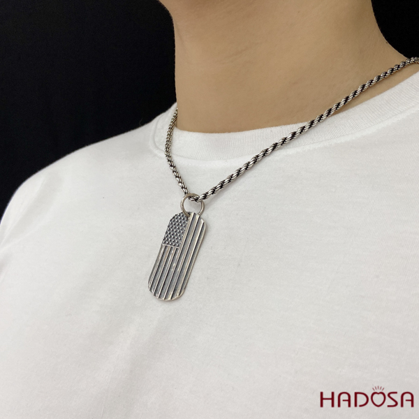 Mặt dây chuyền nam bạc Thái 44*25mm