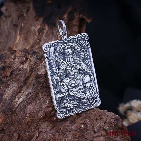 Mặt dây chuyền bạc Thái Quan Công