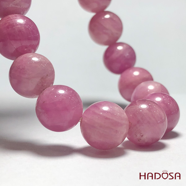 Vòng Ruby Thái hồng tươi 11mm cao cấp