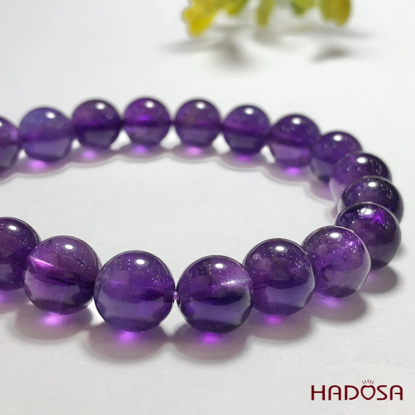 Vòng đá Thạch Anh Tím 09mm chuẩn 6A