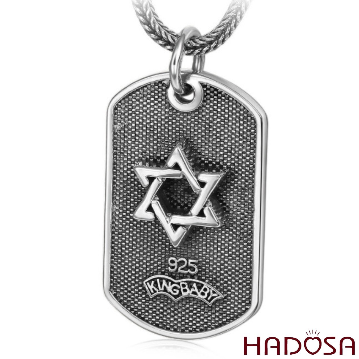 Mặt dây chuyền bạc nam 43x26mm