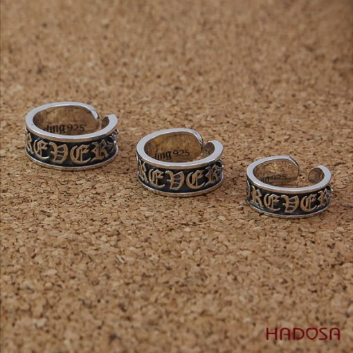 Nhẫn bạc Thái Chorme Hearts