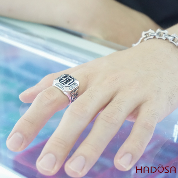 Nhẫn nam bạc Thái