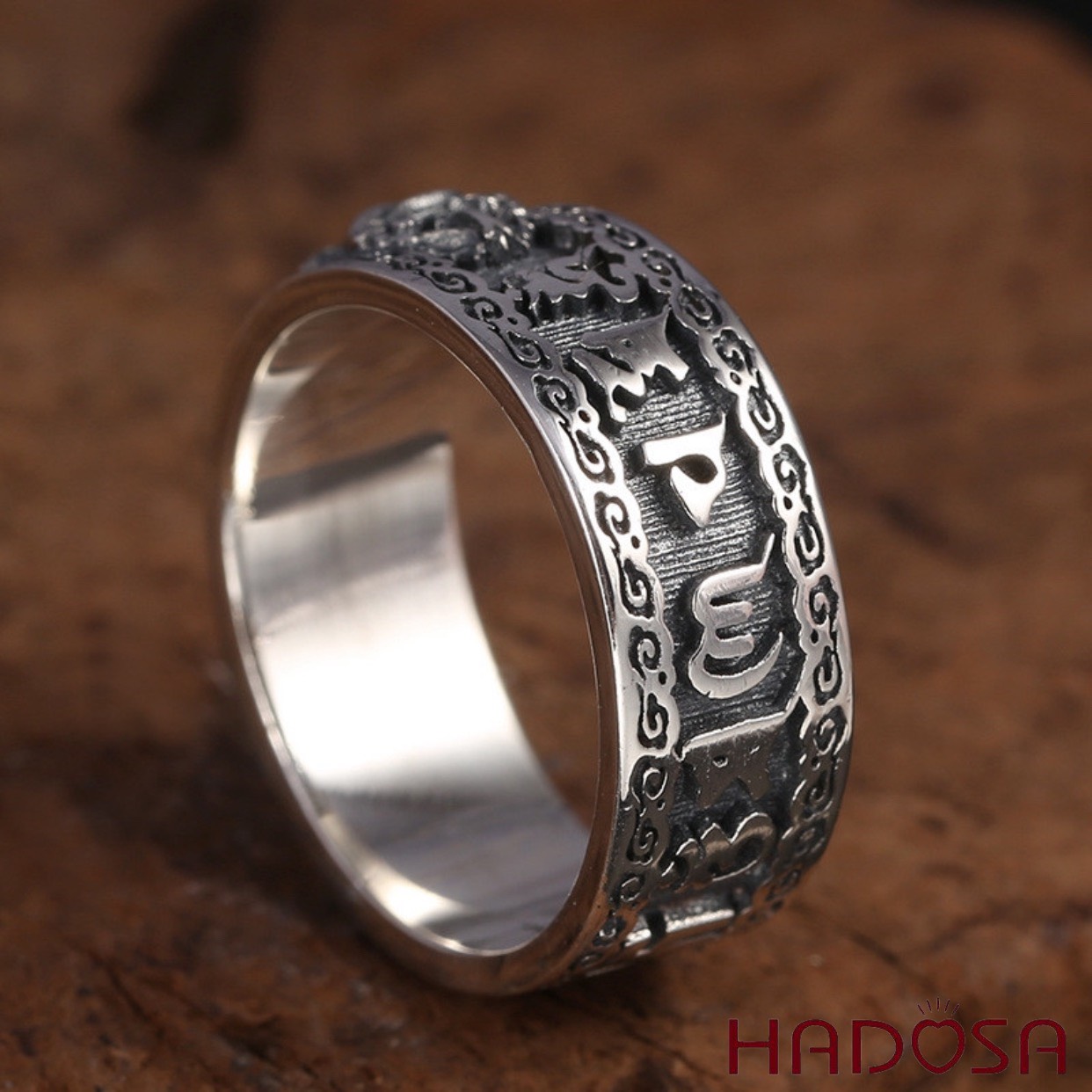 Nhẫn nam bạc Thái