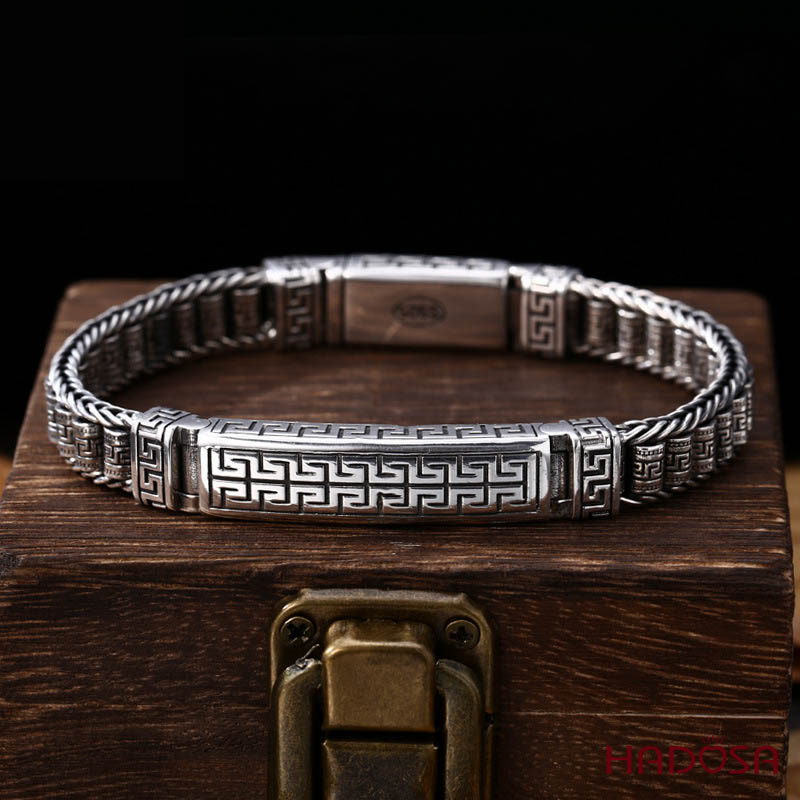 Vòng tay nam bạc Thái