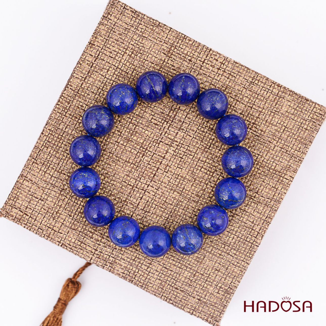 Vòng tay đá Lapis 12mm cao cấp chuẩn 6A