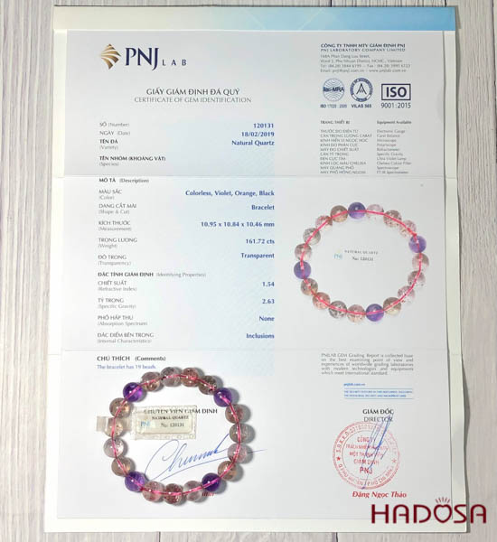 Vòng đá Supper Seven 10mm chuẩn 4A