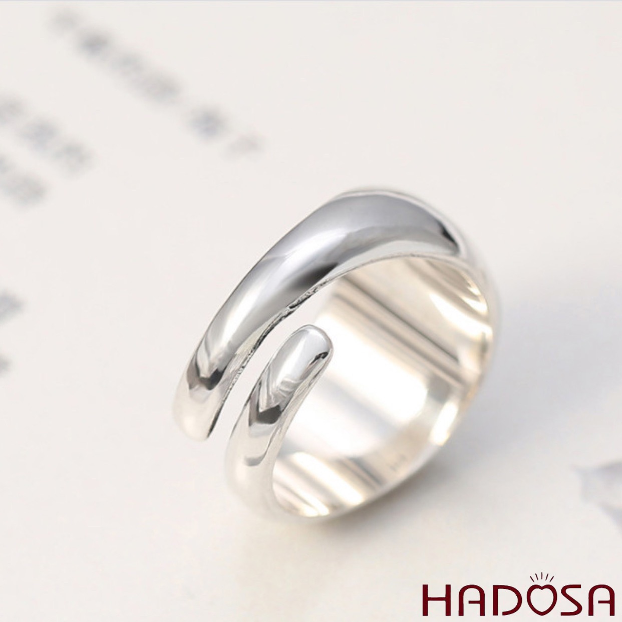 Nhẫn bạc trơn nam bạc Thái cao cấp