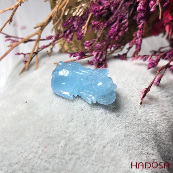 Tỳ Hưu aquamarine 5A
